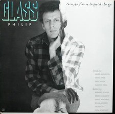 Philip Glass Songs From Liquid Days +INSERT NEAR MINT CBS Vinyl LP