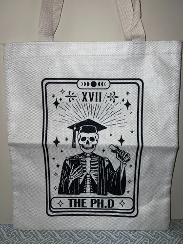 Skeleton gothic canvas tote - skeleton,