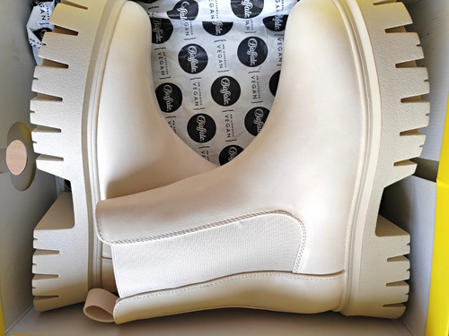 Buffalo chelsea stiefel - chelsea, beige
