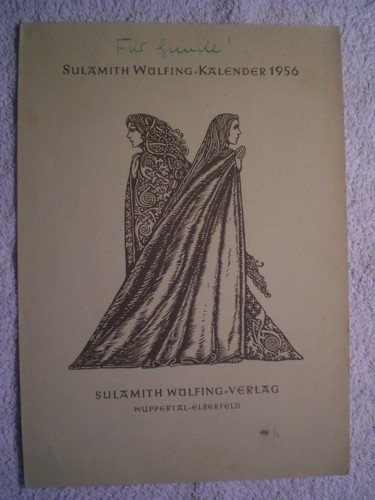 Deckblatt vom sulamith - ,