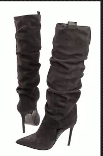 Icone graue wildlederstiefel - graue,