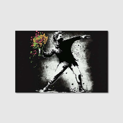Molotov flowers wandbild xxl - molotov,