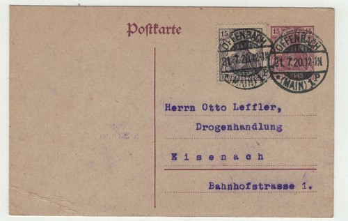 Alte postkarte offenbach - alte,