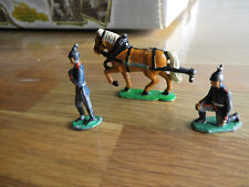Alte, Antike Zinnsoldaten, Bleisoldaten, Zinnfiguren Soldaten, Pferd braun