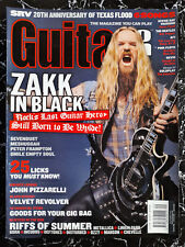 GUITAR ONE * USA * 2003 ' ZAKK in BLACK ' ZAKK WYLDE exclusive cover story + SRV