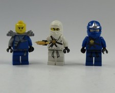 LEGO® Ninjago™ Figur 3 Minifiguren Ninja Samurai Jay Zane Wurfstern Waffe blau