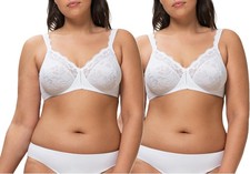 Triumph 2er Pack Stellina W BH mit Bügel Gr. 80-100 Cup B-F  weiß BHs Set Sets