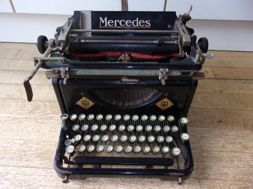 Mercedes schreibmaschine antik - schreibmaschine,