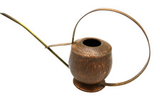 Seltene alte Kupfer Messing Gießkanne Kakteen Orchideen Bonsaigiesskanne 1950er