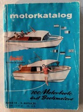 Motorkatalog 100 MOTORBOOTE BOOTSMOTOREN Band 14  3. Auflage 1961 RAR