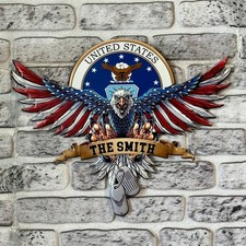 Blechschild United States