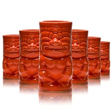 6x Mahiki Tiki Rum Glas
