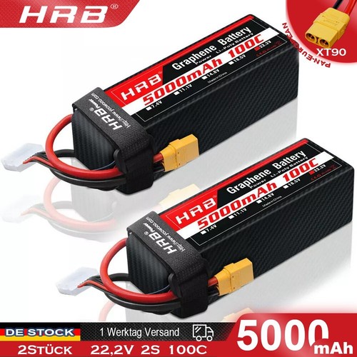 2stück 5000mah lipo - 22,2v, 6s