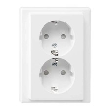 Merten SCHUKO-Doppel-Steckdose MEG2420-1419 Steckdosen SCHUKO-Doppel-Steckdose