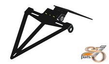 Kawasaki ZX 6R Kennzeichenhalter ZX6R  Bj. 05-06