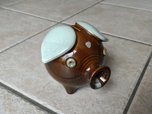 Vintage sparschwein keramik - vintage,
