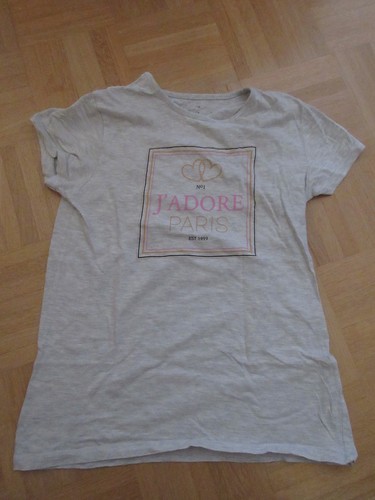 Shirt mädchen 152 - t-shirt, grau