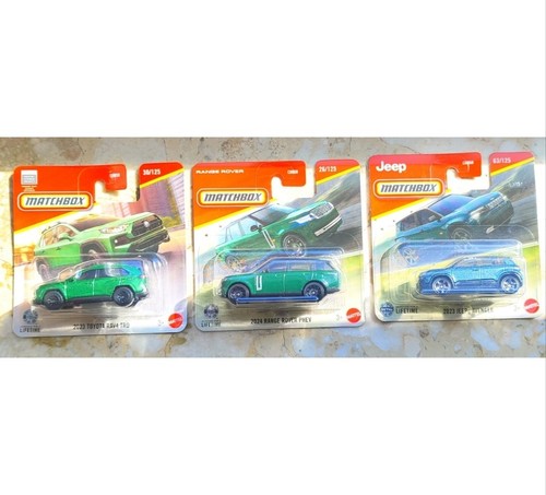 Matchbox 3er set suv ranger - set,