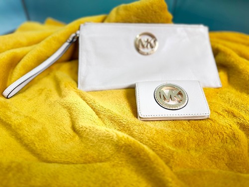 Michael kors clutch weiß - weiß, mit