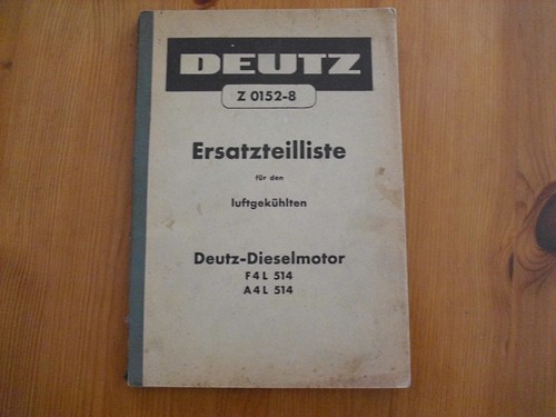 Original deutz ersatzteilliste - original,