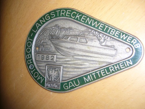 Plakette schild motorboot - plakette,