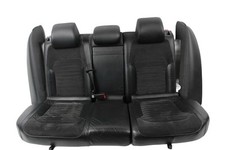 Rücksitzbank Kopfstützen VW Passat 3C B7 Variant Alcantara-Leder schwarz Armlehn