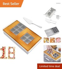 Große Aluminium Backform Zahlen Buchstaben Verstellbar Antihaft Kuchenform Set