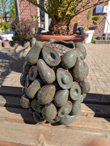 Vase keramik steingut schwer - vase,