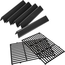 GFTIME Flavorizer Bar & Gusseisen Grillroste 38,9cm für Weber Spirit E-310/320/3