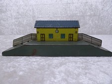 zRawNE - Antikes Blechspielzeug Bahnhof - Vintage um 1920