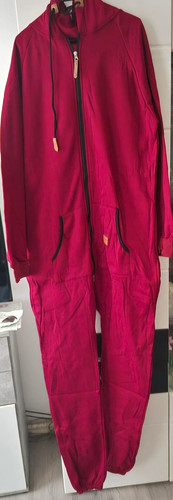 Damen overall einteiler rot - damen,