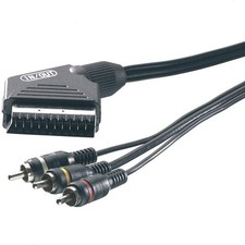 Vivanco 2m Scart Cinch