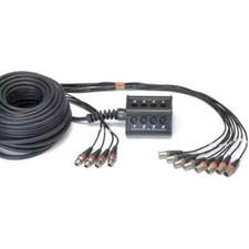 Cordial Multicore CYB 8/4 C Stagebox mit 30 m Gummikabel gebraucht,  Wie NEU!