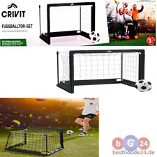 Crivit Kinder Mini-Fußballtor 56x40x41 cm Indoor/Outdoor inkl. Ball, tragbar Tor