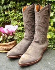 SENDRA 🇪🇸 Cowboy-Stiefel Gr.42 Wildleder braun, bestickt, 3x getr. NP: 329€