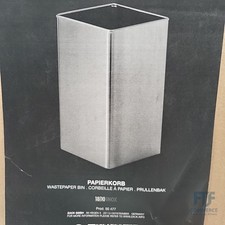 ZACK 50477 "ANGOLO" Papierkorb, Edelstahl matt 50477