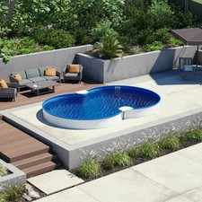 Stahlwandpool Achtformbecken