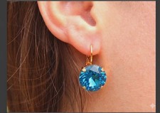 Aquamarin blau Rivoli Kristall
