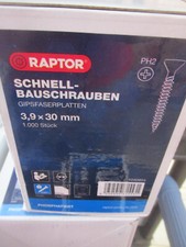 Schnellbauschrauben 3,9x30mm   1000 Stück  Gipsfaserplatten /  Malreg