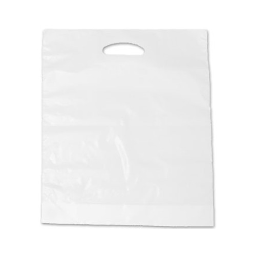 100 dkt tragetaschen weiss - tragetaschen,,