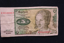 5 DM Geldschein- Deutsche