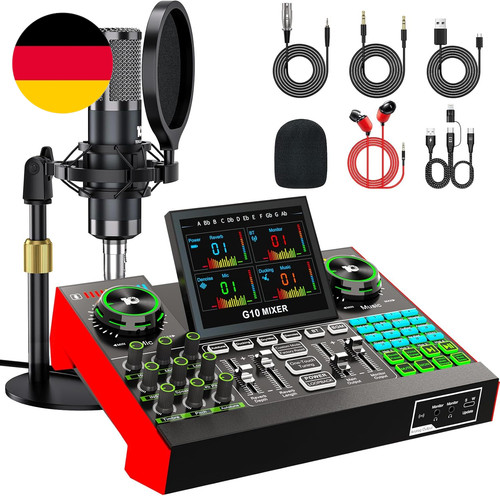 Podcast mikrofon set mit - podcast,