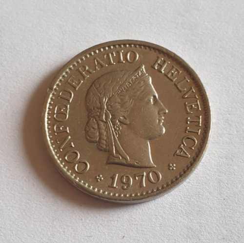 1970 schweizer franken chf - schweizer, 10