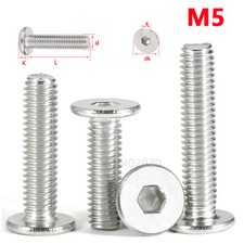 M5 Niedrig Flachkopf Schrauben
