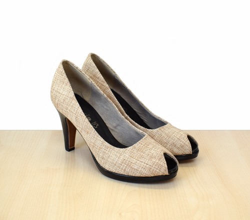 Modische beige tamaris - modische, peeptoe