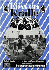 II. BL 81/82 TSV 1860 München - Stuttgarter Kickers, 14.11.1981, Löwen Kralle