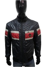 Jacke RefrigiWear Herren L 50 Original Winddicht Biker Vintage Giubbotto Racing