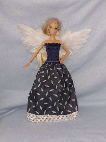 Barbie kleid engel fee - engel, feder