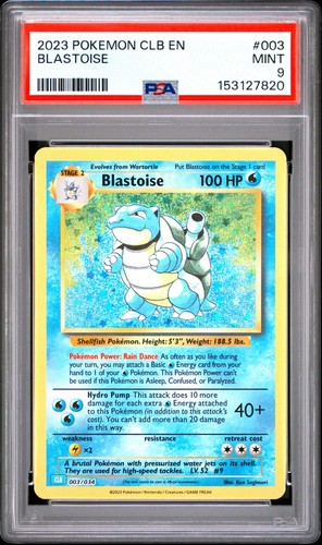 2023 pokémon blastoise clb - blastoise,