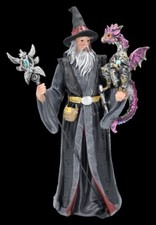 Zauberer Figur mit Drache –